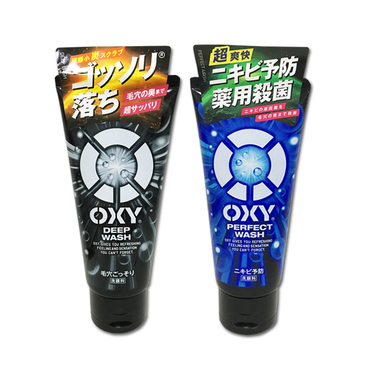 日本原装曼秀雷敦OXY欧治男士洁面乳去黑控TOU油不紧绷洗面奶包邮 - 图3