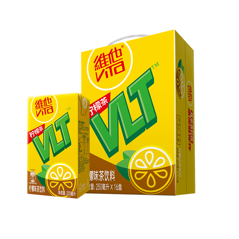 【立即购买】vita维他柠檬茶柠檬味茶饮料果味饮品250ml*16整箱