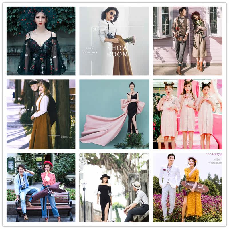 唐戴影楼个人服饰个性小清新少女 唐戴民族服装/舞台装