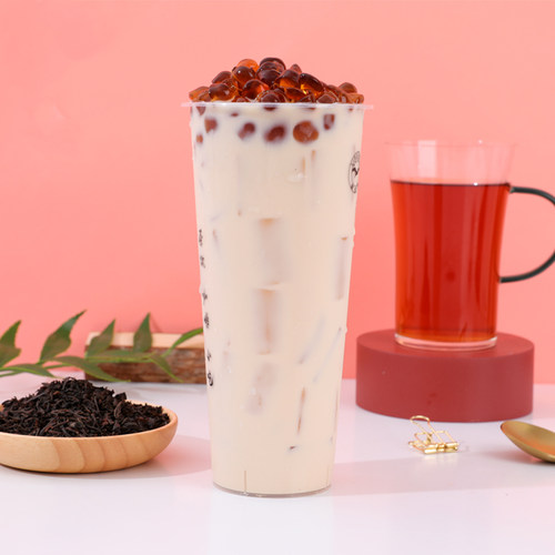 黑糖晶球连锁奶茶店专用奶茶珍珠免煮即食蒟蒻寒天晶球黑糖脆波波 - 图2