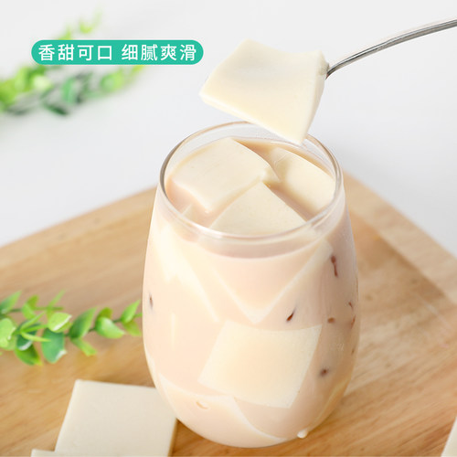 连锁小眷村奶茶店专用绢豆腐奶茶粉豆花布丁粉白玉豆腐风味粉800g - 图0