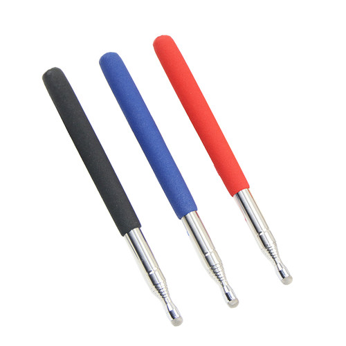 伸缩教鞭教学指挥教棒教棒教棍教杆毛毡头教鞭1米1.2米伸缩教鞭笔触控白板黑板触摸教学教杆教棍教师教鞭笔 - 图0