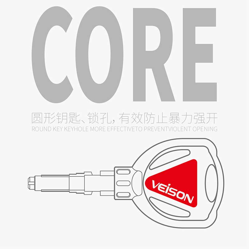 VEISON威臣 挂锁304不锈钢宿舍门锁防盗锁仓库门锁铁门锁寝室锁 - 图2