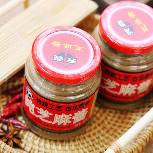 湖北天喜纯芝麻酱热干面调料火锅蘸料调味品450g*2瓶  包邮 - 图2