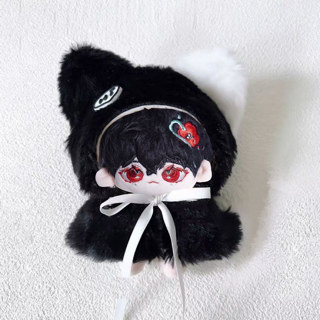 原创娃衣棉花10cm娃娃披风斗篷20衣服星体兔毛便宜可爱 - 图1