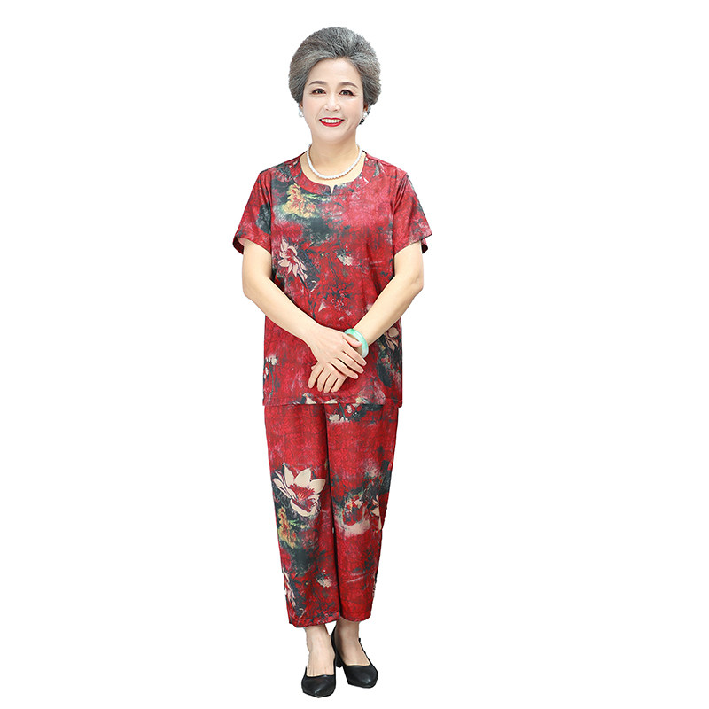 北极绒冰丝2022年新款夏季睡衣 北极绒伊紫睡衣/家居服套装