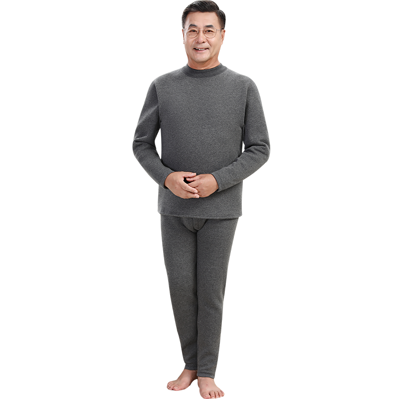 北极绒巨厚男士保暖加绒妈妈保暖衣 北极绒伊紫保暖套装