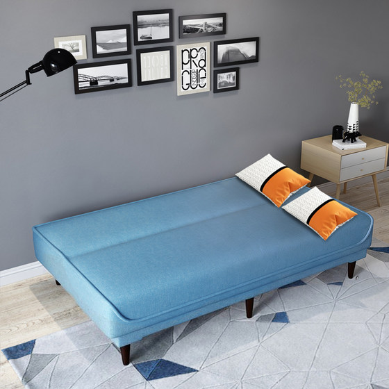 Dual-purpose simple style multi-functional removable and washable sofa bed