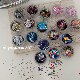 YIFANNAIL Korean style material, flashing plaid laser star, cross, love nail art sequins S56