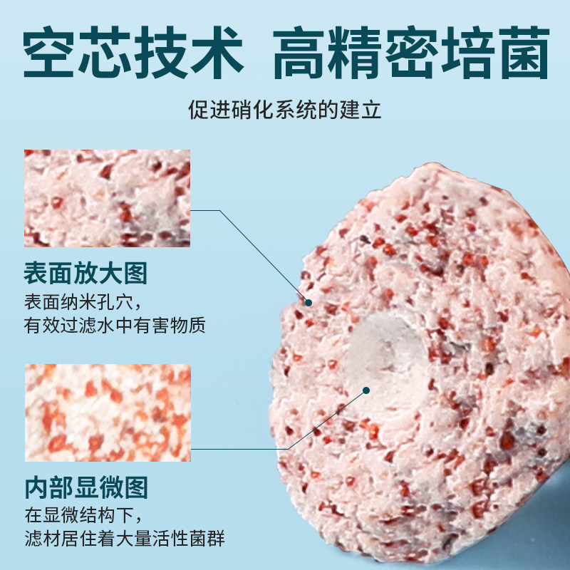 森森鱼缸过滤材料滤材小颗粒中空石英球硝化细菌屋纳米生化培菌球,淘宝优惠券,粉丝福利购,淘宝优惠卷