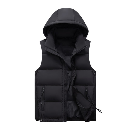 Down vest Hengyuanxiang standard winter zipper vest