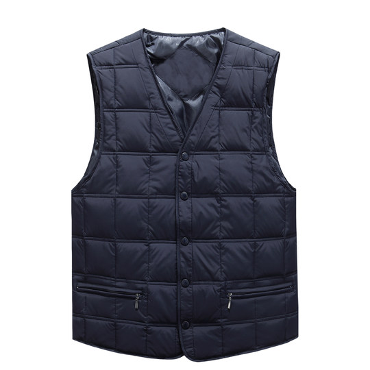 Hengyuanxiang down vest 90% white duck down dad outfit