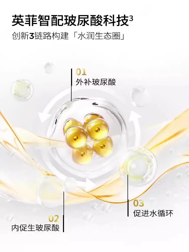 润百颜次抛玻尿酸精华液水润补水面部保湿 - 图3