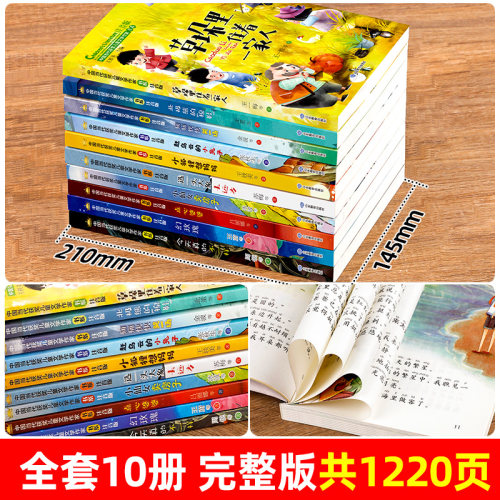 中国当代获奖儿童文学作家书系正版全套10册注音版二年级阅读课外书必读一年级老师推荐经典书目三年级带拼音的故事书读物上册下册 - 图3