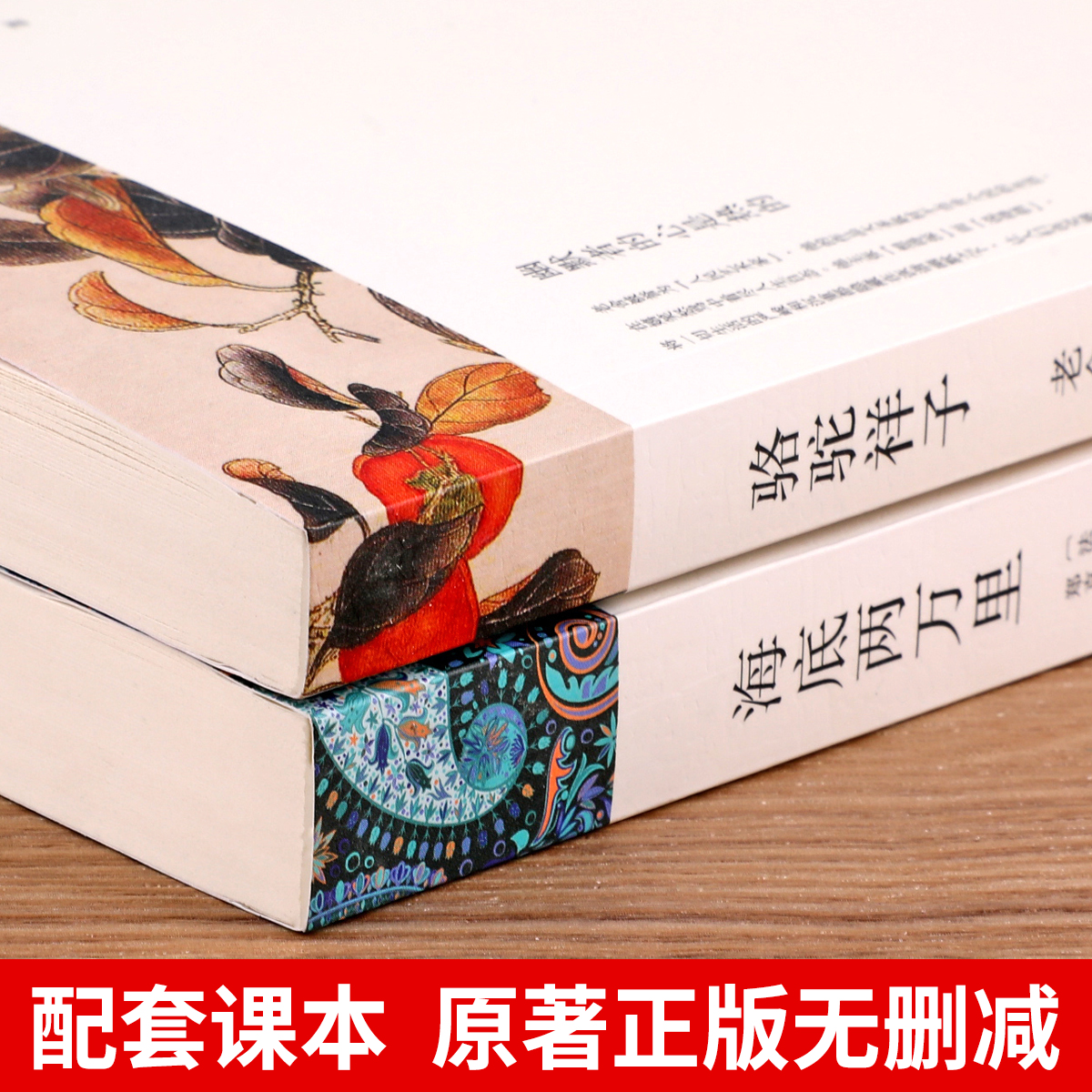 【老师推荐】骆驼祥子原著正版老舍 骆驼祥子和海底两万里7下 七年级初一初中必读课外书正版书 人民教育名著版人教版出版社 - 图0