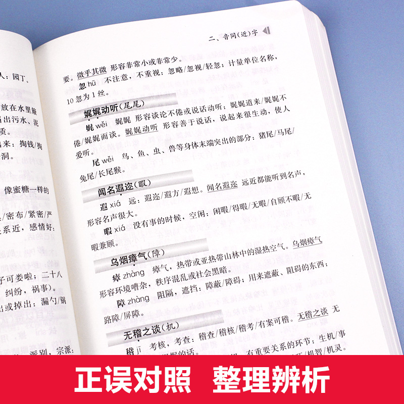 小学初高中生语文易错字词病句修改消灭错别字与病句辨析详解大全三四五六七八九年级小学生初高中生语文纠错手册专项训练教辅书zj - 图1