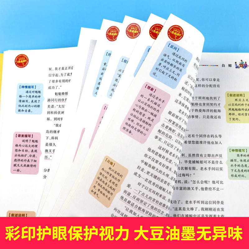 白鲸书赫尔曼·梅尔维尔著无障碍阅读小学生必读课外书籍世界经典名著青少年读物适合中学生看的课外书书籍畅销书排行榜名著SD-图3