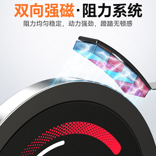 舒华动感单车家用健身器材室内运动自行车磁控静音智能健身车B382 - 图1