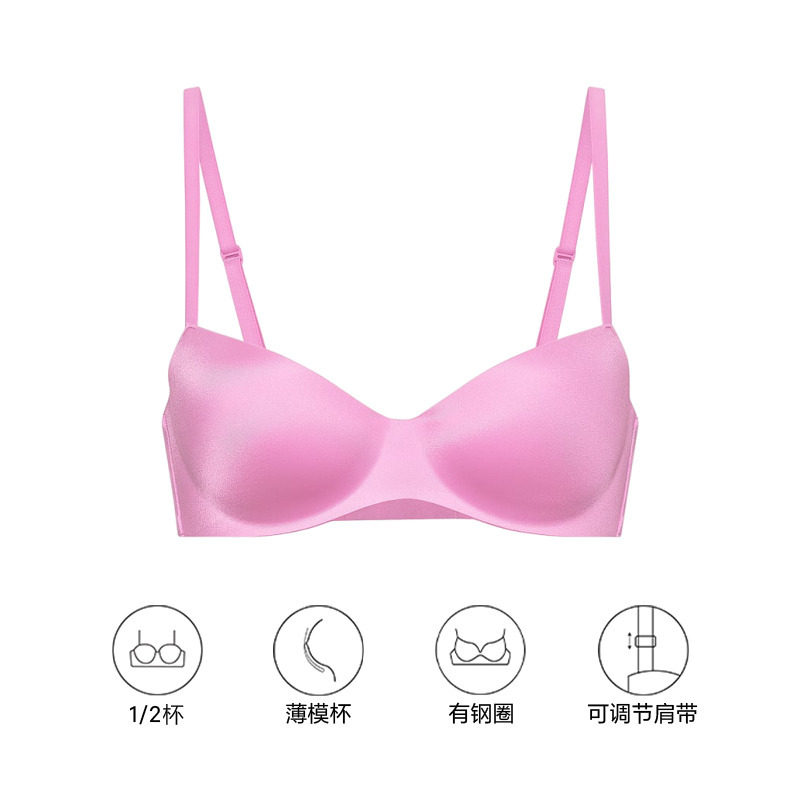 维密无感钛钢圈薄衬垫舒适文胸内衣女2026秋 维的实拍商品图