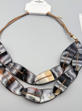 A6原单出口品牌时尚潮流简约百搭日韩小清新女项链锁骨链饰品