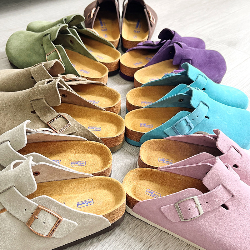 头层牛皮！葡萄牙软木！复合大底金属扣男女情侣时尚包头勃肯拖鞋,淘宝优惠券,粉丝福利购,淘宝优惠卷