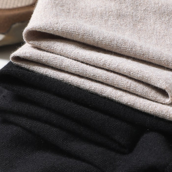 Nordic single! 16-needle cashmere blend ~ men's couple turtleneck sweater fashionable knitted pullover bottoming shirt