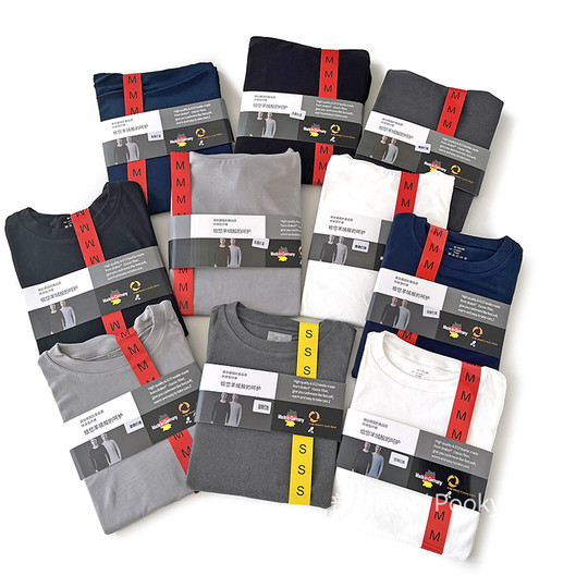 Sorgfalt! Kationische Wärmespeicher Konstante Temperaturerhitzen und warme hoch elastische Herbst- und Winter-Herren-Langarm-T-Shirt-T-Shirt-Rollkragenpullover Hemd