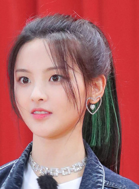 杨超越同款喜哥方形锁骨链闪钻