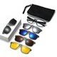 Sports magnetic lens cycling glasses