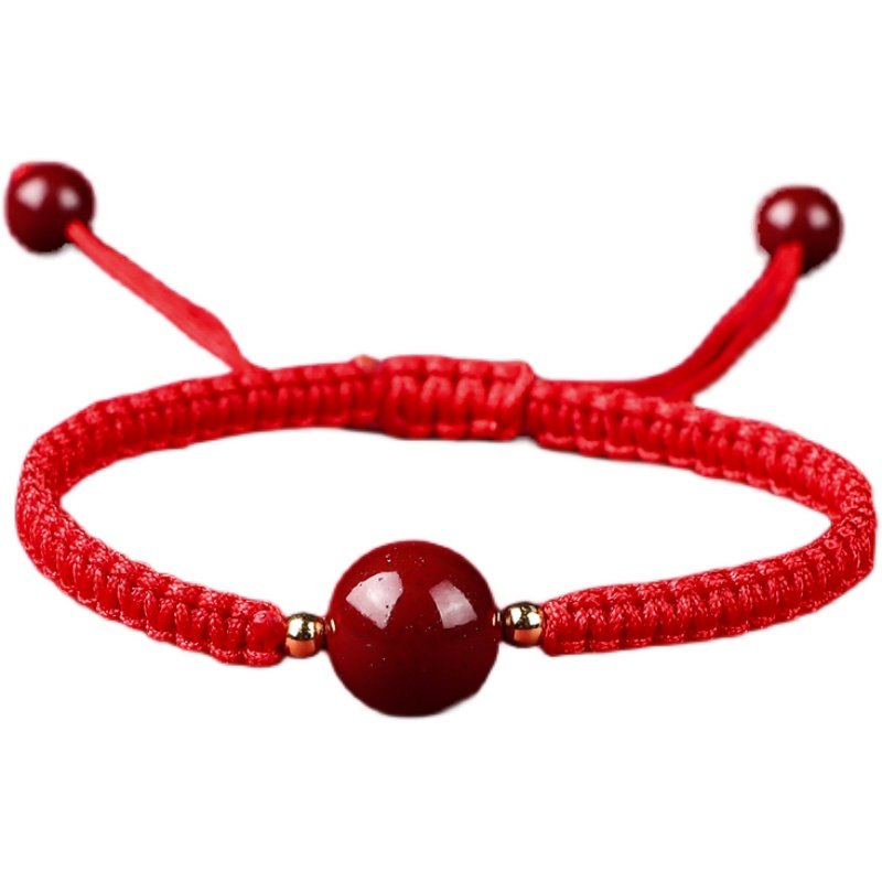 紫金沙六字真言红绳编织手链朱砂属相年三生三世单珠情侣款转运珠,淘宝优惠券,粉丝福利购,淘宝优惠卷