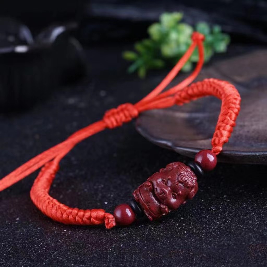 紫金砂手链十二生肖手工红绳编织手串朱砂平安扣吊坠送男女情侣款,淘宝优惠券,粉丝福利购,淘宝优惠卷