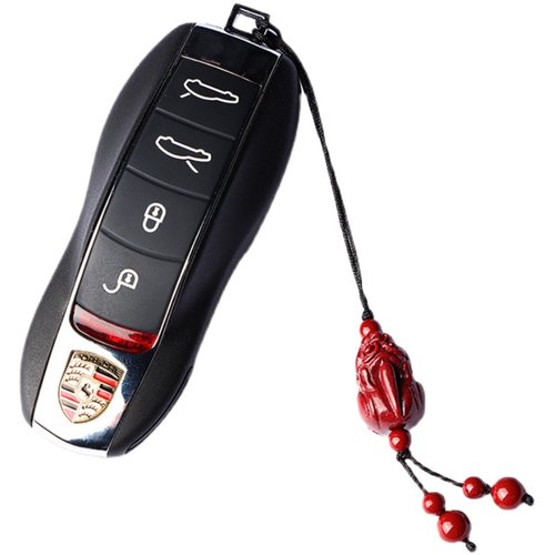 朱砂招米貔貅手机链挂件挂绳男女精致钥匙扣U盘短款小吊坠挂饰坠 - 图3