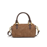 Ретро сумка через плечо, матовая кожаная портативная подушка, 17 года, коллекция 2023, из натуральной кожи