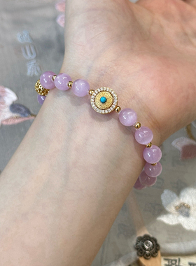 王妃珠宝-手串紫色五行属火象征热情与生命力手链(配盒子)SJ7888