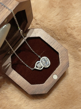 -爆闪很难不爱长项链(配盒子)(进口纯银镀18K真金)XL7910