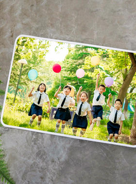 幼儿园大学生水晶摆台照片定制