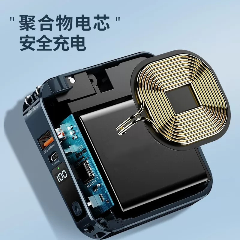 Xiaomi, Apple, беспроводная совместимая трубчатая зарядка, наушники, 18Вт