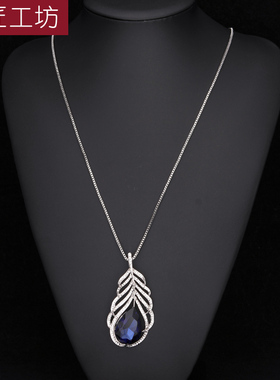 大气长款百搭韩国高档毛衣链