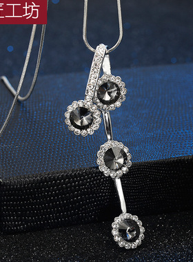 新款潮长款高端大气秋冬季毛衣链