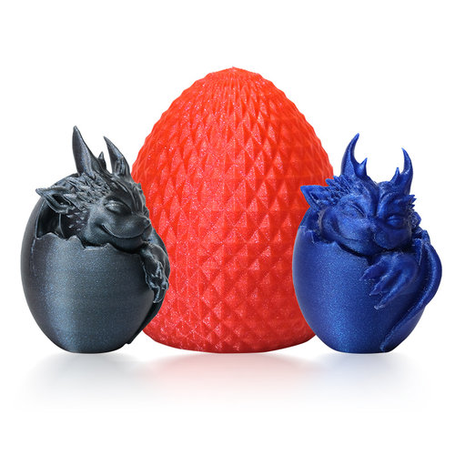 易生eSUN PLA变色龙 PLA 3D打印机耗材闪光包芯线条FDM材料 1.75mm 1KG - 图2