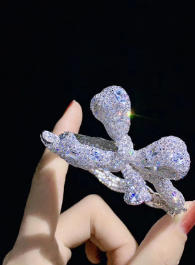 高档锆石纯银名媛风晚会手镯