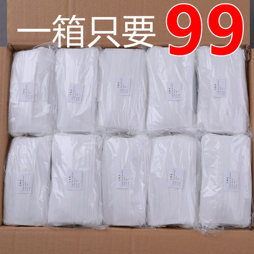 一次性口罩透气薄款一层二层三层夏天超薄款单层两层口罩餐饮专用 - 图0