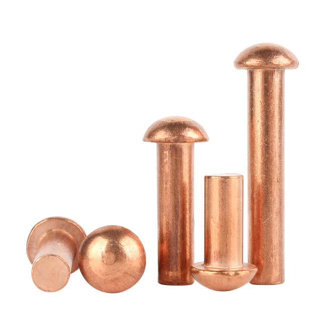 Copper semi-circular rivet creaby high-quality price
