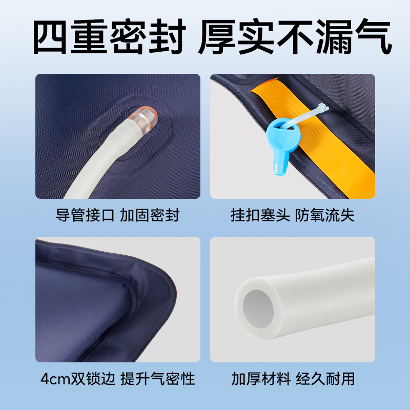 振德医用氧气袋瓶罐便携式老人高原孕妇专用吸氧管大容量家用急救