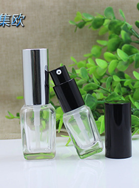 10ml20ml30ml方形透明玻璃精油瓶