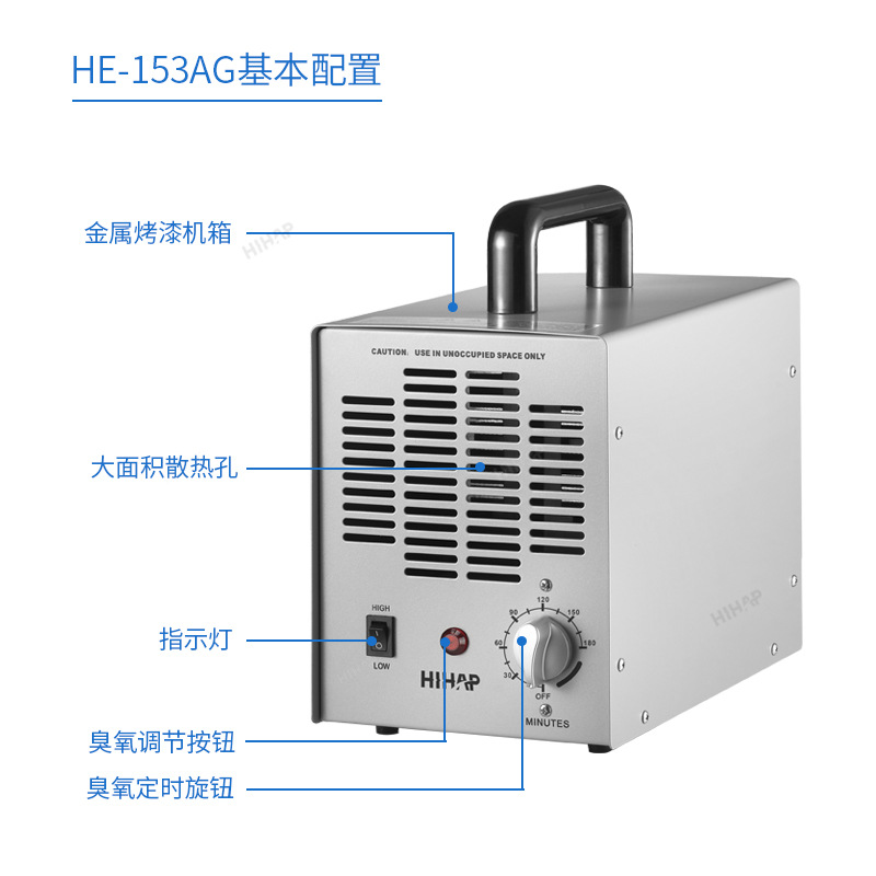 除甲醛臭氧家用小电器 小型臭氧发生器 智能杀菌消毒机空气净化器 - 图2