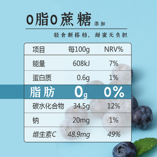 果酱蓝莓酱草莓酱0脂肪非无糖涂抹面包吐司烘焙早餐低脂卡水果酱 - 图0