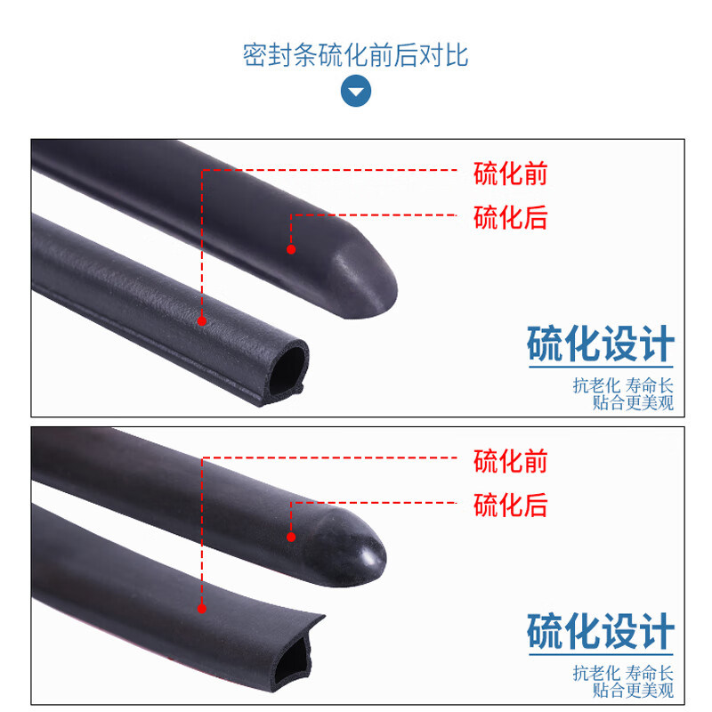新老款大众宝来系列专用汽车门缝隙中控台密封胶条隔音防尘加改装