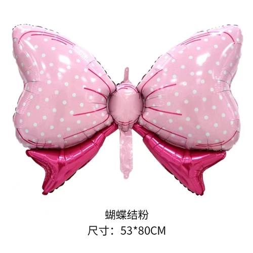 Детский воздушный шар с бантиком для мальчиков и девочек, подарок на день рождения