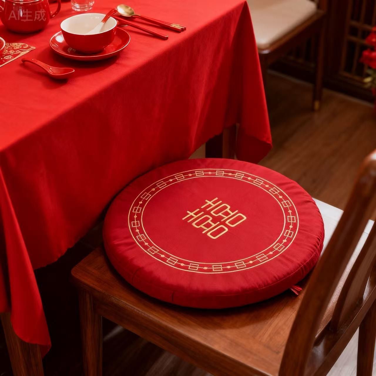 结婚跪垫一对坐福垫新婚新郎新娘磕头敬茶改口婚礼用的红色喜垫子,淘宝优惠券,粉丝福利购,淘宝优惠卷